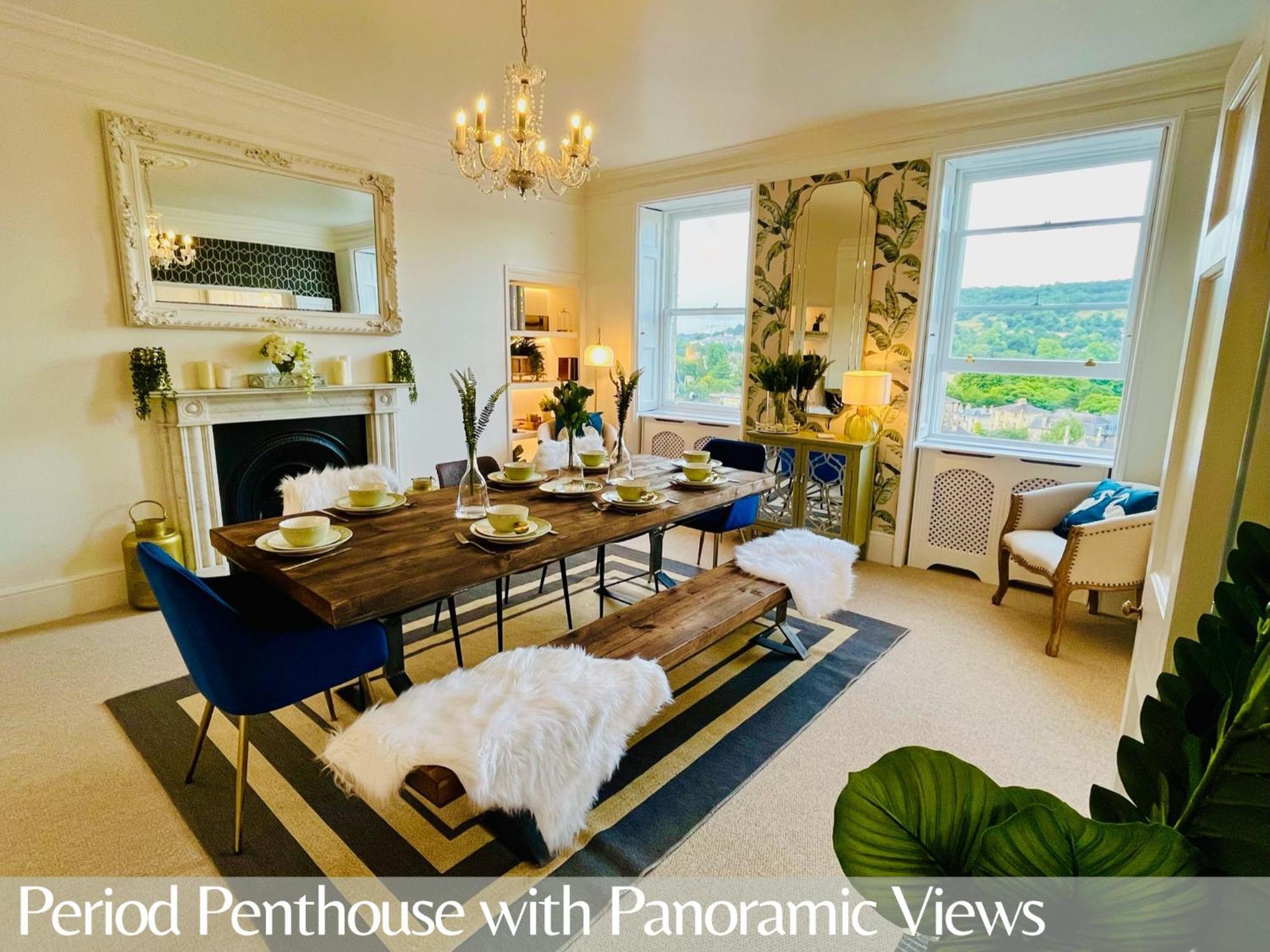 The Paragon Penthouse - Stunning Views Over Bath! Exterior foto