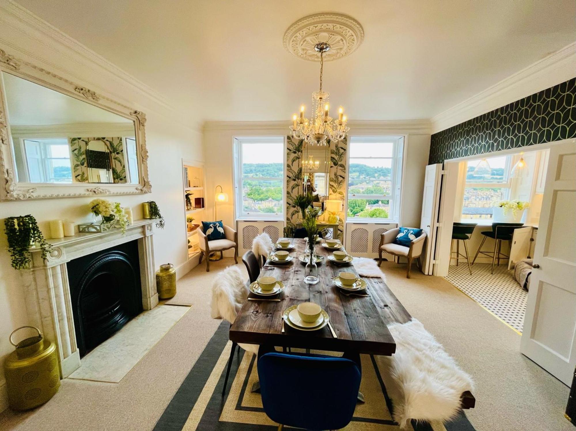 The Paragon Penthouse - Stunning Views Over Bath! Exterior foto